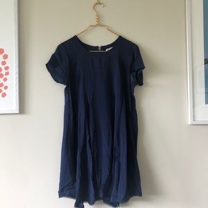 UO Navy Babydoll Dress
